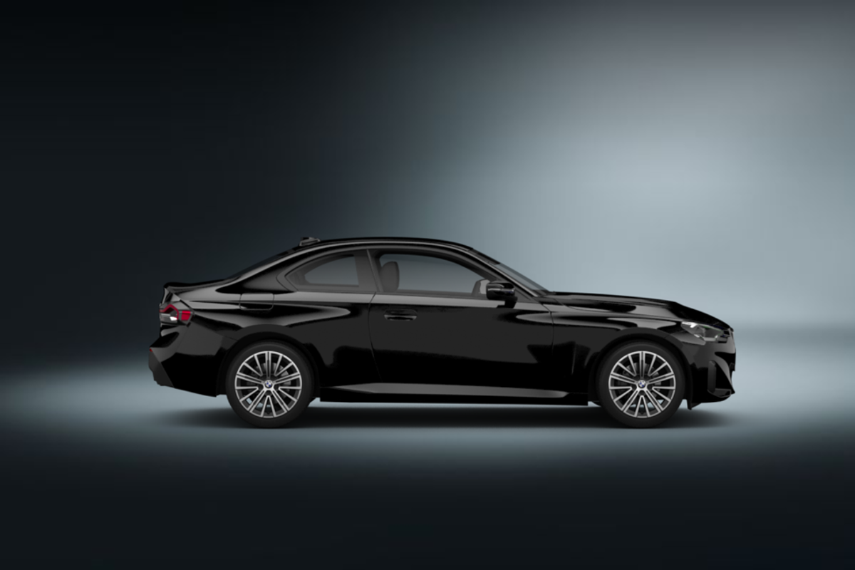 bmw 2 coupe 2d black