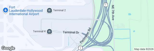 Google Maps Fort Lauderdale Airport (FLL), FLL Car Rental Center 600 Terminal Dr, Fort Lauderdale, FL 33315-3618, United States of America