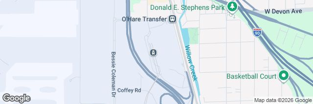 Google Maps Chicago O'Hare Airport (ORD), Rental Car Center 10255 West Zemke Blvd, Chicago, IL 60666-5053, United States of America