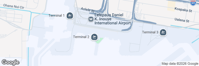 Google Maps Honolulu Airport (HNL), 300 Rodgers Blvd, Honolulu, HI 96819-1890, United States of America
